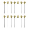 LD-YUNJIA Stainless Steel Cocktail Toothpicks,Bees Cocktail Picks for Bar Barbecue