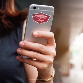 Maverick Surf & Design "Maverick Surf & Design" SS Size 5 Assorted Stickers st-ast-02 Surf Sticker Smartphone Sticker Surfing Sticker Enoshima Souvenir