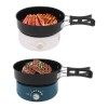 TBvechi 1.6L Mini Hot Pot Multifunction Split Electric Cooker with