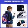 Jafeton Kids Backpack for Boys,3D Reflective Gaming School Backpack with