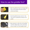 CHILIPILI WB31X24738 Griddle Replacement Parts for GE Gas Stove, Cast