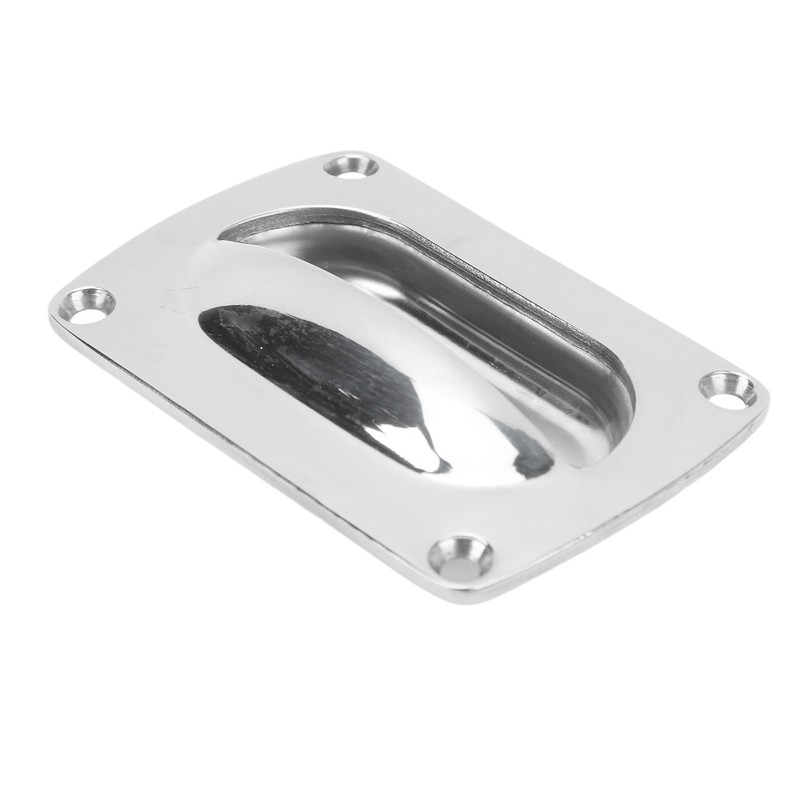 Flush Pull Handle Marine Grade Stainless Steel Mirror Polishing Recessed