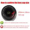 58mm Tulip Flower Lens Hood & 58mm Lens Cap Compatible