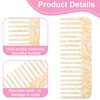 2 Pack Tortoise Shell Wide Comb White Detangling Combs Shower