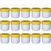 15 ointment containers, cream containers, flat ointment jar, 25 ml