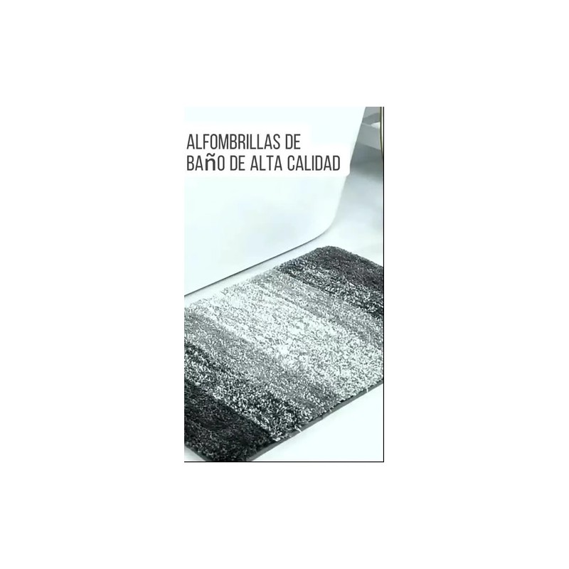Tapetes De Baño Suave Y Absorbente Antideslizante 50x76cm