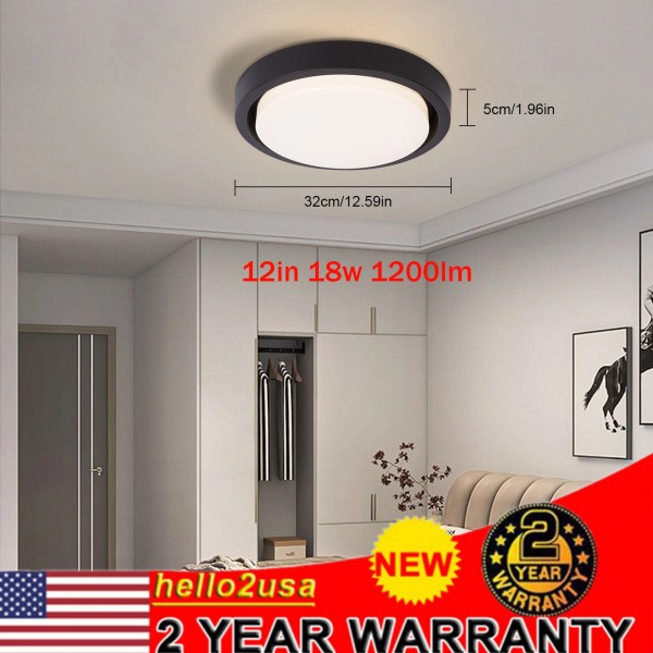 Unbranded 12inch Modern Acrilic Chandelier LED Round Ceiling Light Pendant