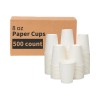 RACETOP 8oz 12oz Single Wall Disposable Coffee Cups 500 Pack