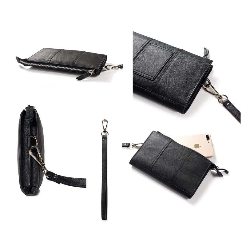 DFV mobile - Genuine Leather Case Handbag for Energizer Power