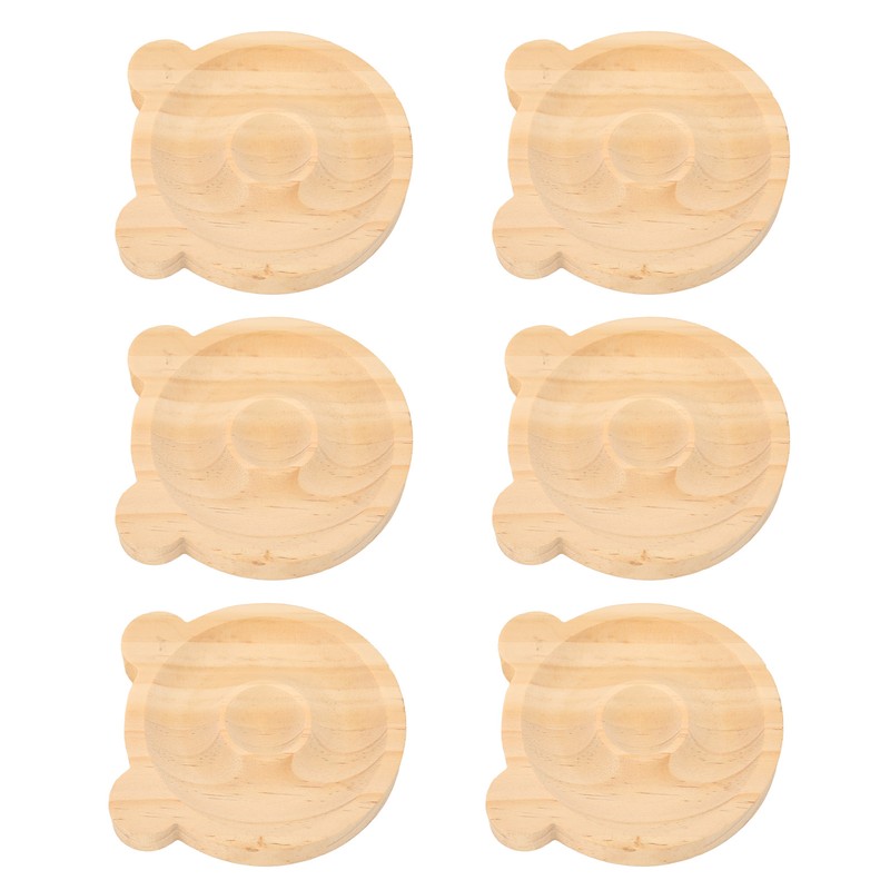 6pcs Jewelry Tray Solid Wood Bracelet Display Tray Decorative Exquisite