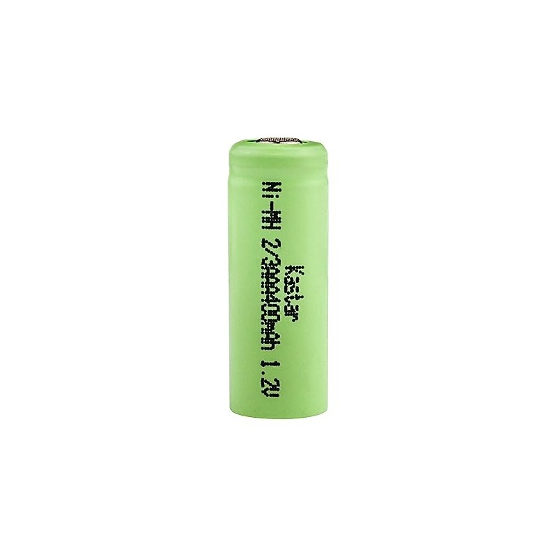 Kastar 1 Pcs Ni-MH 2/3AAA Battery 1.2V 400mAh (Flat Top)