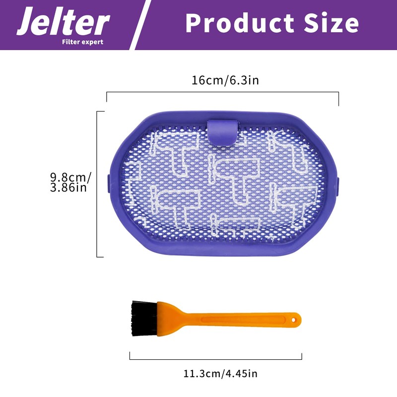 Jelter 6 Pack vacuum DC30 filters compatible for Dyson DC31