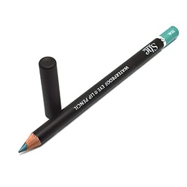 She Makeup Pick 1 Color Water Proof Eye & Lip Liner Pencil Eyeliner Lipliner 0.04 oz / 1.2g + Zipper Bag (WP11 : TEAL)