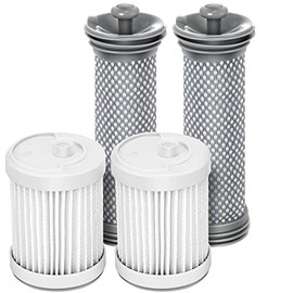 Replacement Filter kit Compatible with Tineco A10/A11 Hero, A10/A11 Master PURE ONE S11, PWRHERO11 Snap Cordless Vacuum Cleaner, 2 Pack Pre Filters & 2 HEPA Filter