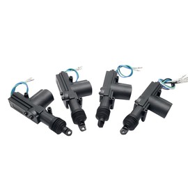 TOTMOX Car Alarm System Universal Keyless Entry System Power Car Alarm Security System with Trunk Release Button Remotes & 4pcs Door Lock Actuator