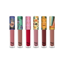Yuya - Republic Cosmetics Conjunto Especial de 6 Labiales Velvet - Te Quiero, Recuerdo, Querido, Roseta, Viva, Traviesa - Cobertura Duradera y...     