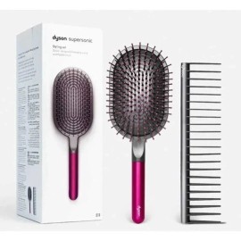 Dyson New Dyson 970292-01 Paddle Brush - Large Fuchsia, Weighted Handle, Air-Cushion
