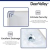 DeerValley DV-1U306 Ursa Undermount Bathroom Sink, 18'' x 13'' Vessel