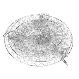 3‑Tier Flower Basket Iron Wire Hanging Vegetable Storage Fruit Organizer Basket Kitchen Supplies