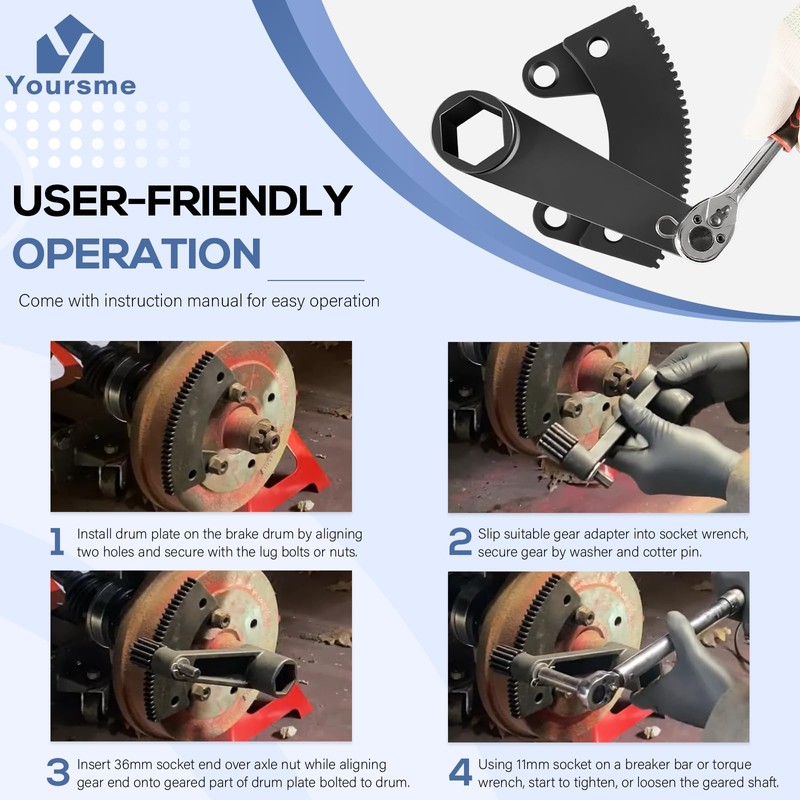 Yoursme 000133 Torque Multiplier Leverage Tool Fit for Classic VW