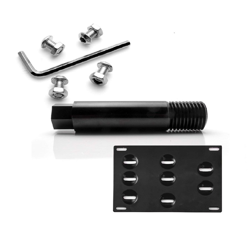 Xotic Tech Tow Hook License Plate Screw On Mount Bracket