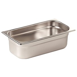Vogue K936 Stainless Steel 1/3 Gastronorm Pan, 7.5 L Capacity, 200 mm Depth