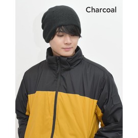 Loo&c Knit Hat, Men's, Large Size, 100% Cotton, Medical Hat, Knit Cap, Hat, Loose Fit, All Seasons, Cold Protection, Unisex, Cotton Watch [Free (22.0 - 25.2 inches (56 - 64 cm))