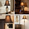 Bell Lamp Shades Set of 2, 6.5" × 13" ×