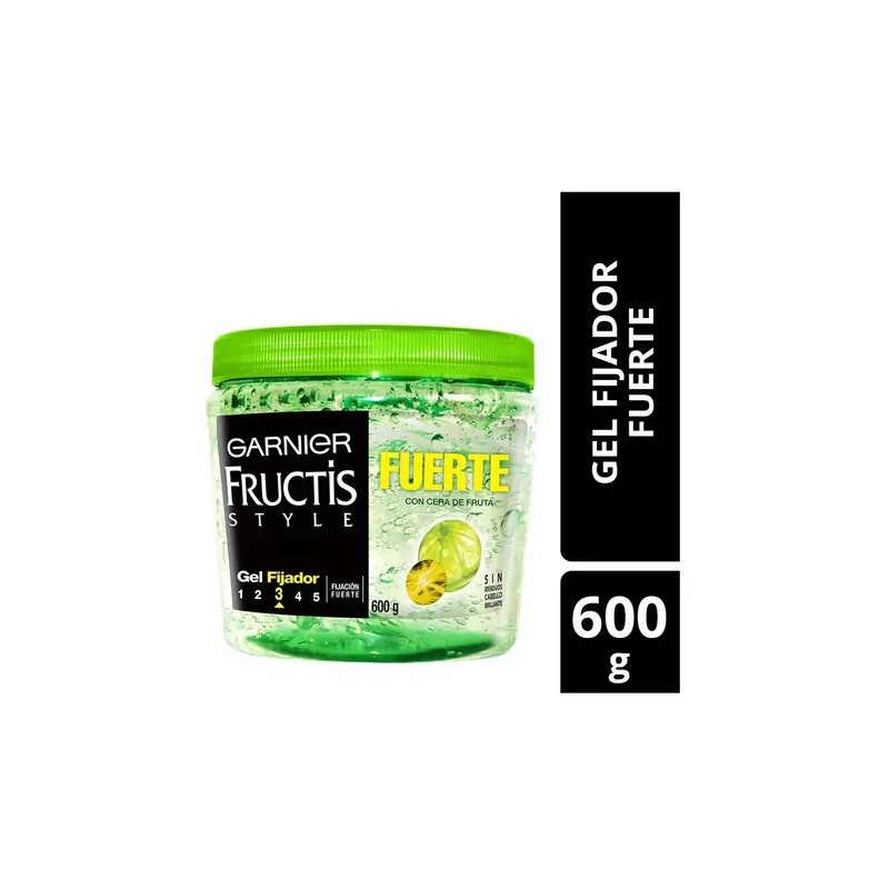 Gel Para Peinar Garnier Fructis Style Fuerte 600g