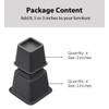 TomGear Bed Risers 8 inch, Heavy Duty Bed Lifts in