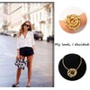 ENSIANTH Bendable Snake Necklace Flexible Multi-Purpose Necklace (Gold)
