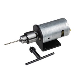 0.6-6 mm B10 DC 12V-36V Lathe 555 Motor Chuck with Miniature Hand Drill Chuck and Installation Tool Set