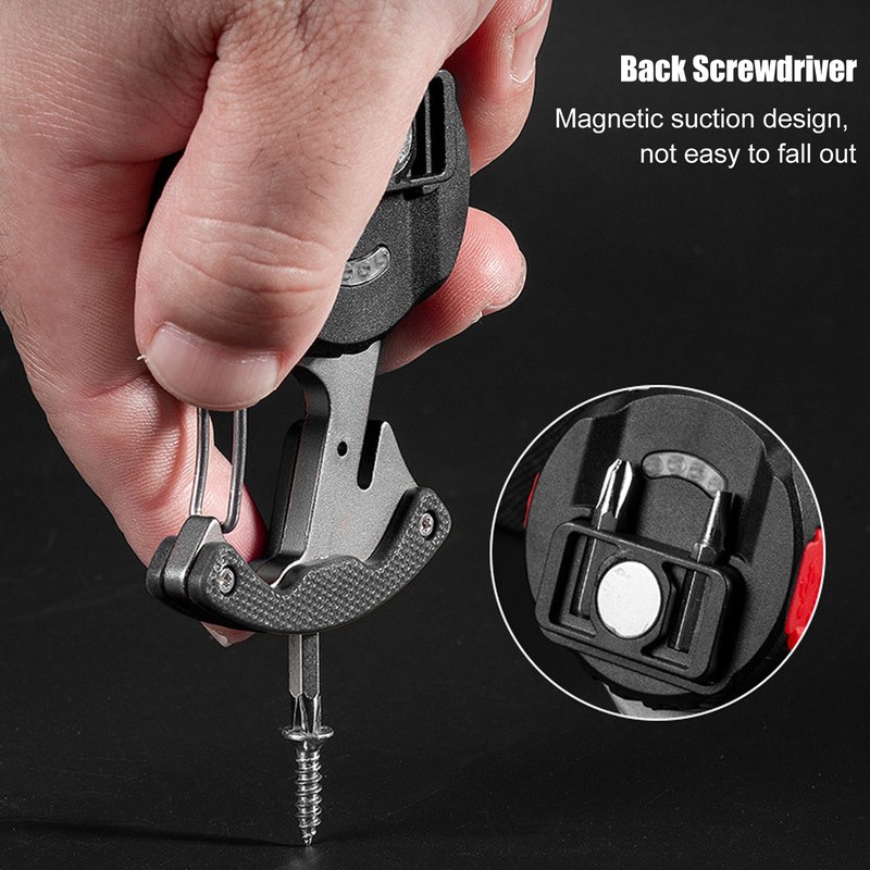 LED Keychain Flashlight Multi Functional High Brightness Portable Mini COB