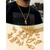 Letter Initial Necklace K Chain Gold Necklace Men Collares De