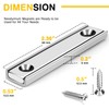 DIYMAG Strong Neodymium Rectangular Magnets 4Pack, 2.36" x 0.53" x