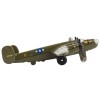 DCD Consolidated B-24 Liberator Bomber Aircraft Olive Drab "United States Army Air Force" with Runway Section Diecast Model Airp