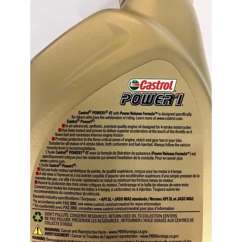 Castrol Triumph 800 Tiger 900 1050 America Bonneville Scrambler Synthetic