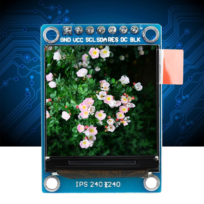 1..3 Inch IPS Color LCD Display Module 240x240 3.3V SPI
