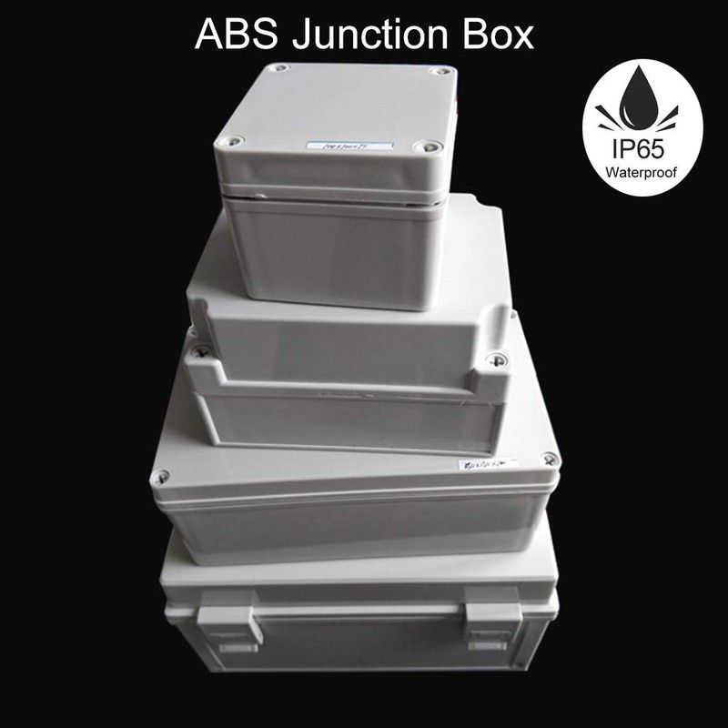 Junction Box Waterproof Plastic Housing Weatherproof Junction Box Outdoor DIY