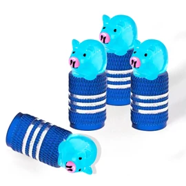 4Pack Cute Pig Tire Valve Stem Caps Pig Car Accessories Aluminum Alloy Rust-Proof Universal Dust Covers Tire Air Cap for Car,SUV,Bike,Motorcycle,Interesting Practical Tire Decor,Pigs Gifts Decor
