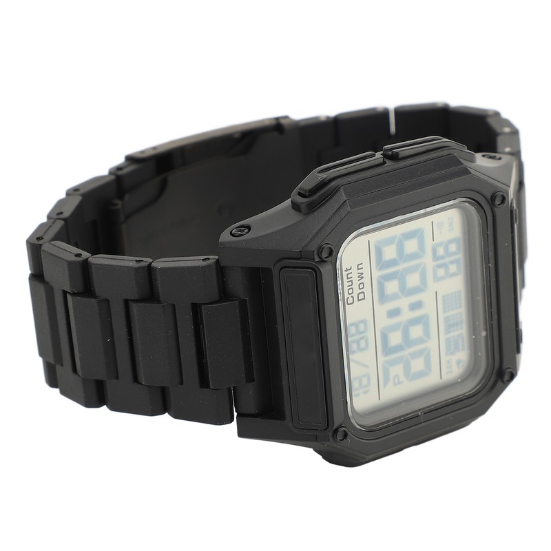 Digital Watch 50m Waterproof Backlit Display Electronic Watch with Alarm