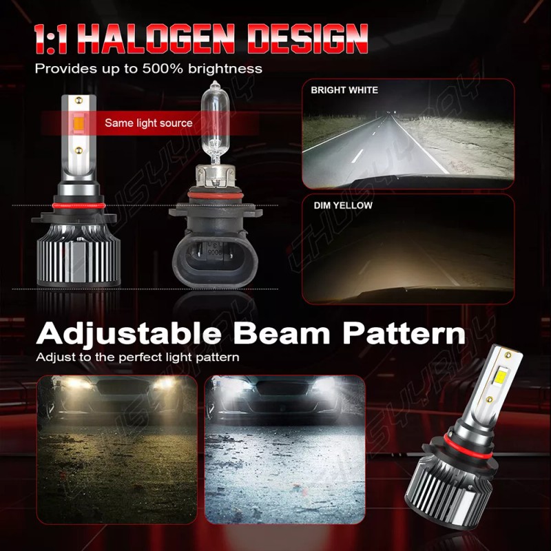 CHUSYYRAY for Chevy Impala 2014-2017 6500K LED Headlight Bulbs Kit