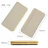 [Blanpom] Wallet Women's Genuine Leather Long Wallet Long Wallet Bi-color
