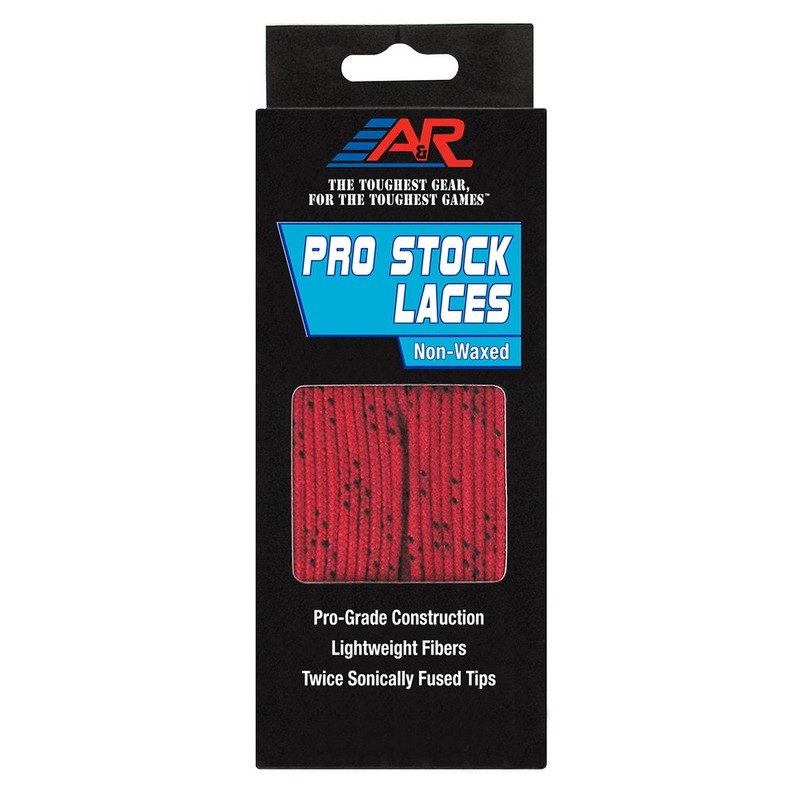 A&R Sports PSRD120 Pro-Stock Laces Red 120"