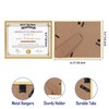 Hoikwo 18 Packs 8.5x11 Gold Multi Plastic Picture Frames Set