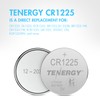 Tenergy 3 Volt Battery CR1225, Button Cell Batteries, Ideal for