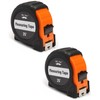Mr. Pen- Retractable Tape Measure 25 ft, 2 Pack, Orange,