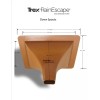 Trex RainEscape Down Spout for Deck Drainage System