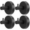 Xialvyu Pack of 4 Suction Cup Hooks, Towel Hooks, No