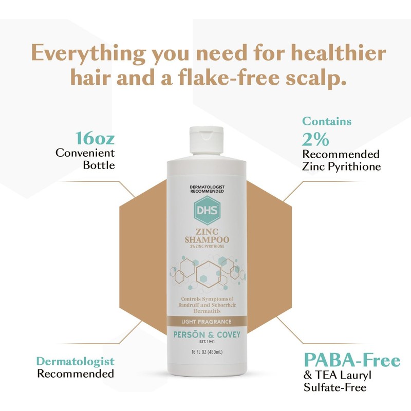 Zinc Shampoo, Dhs 16oz